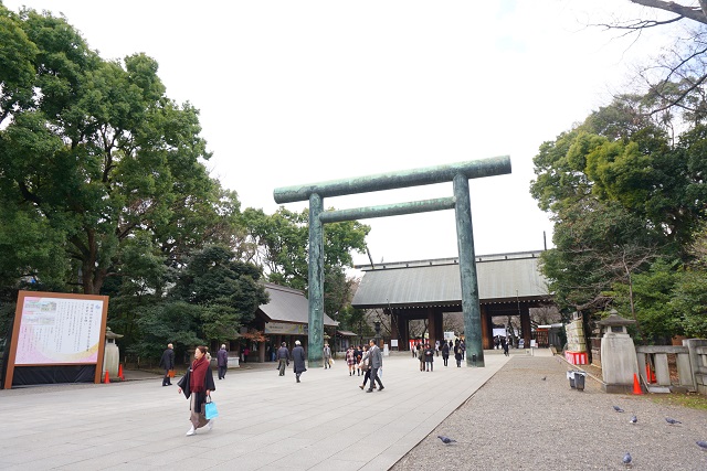 初詣　靖国神社