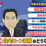 令和4年度税制改正大綱発表「住宅ローン減税」はどうなる？